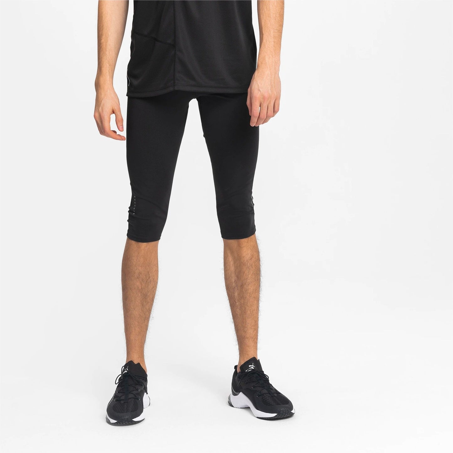 Quần ôm thể thao nam PUMA AP Ignite 3 4 Tight Puma Black