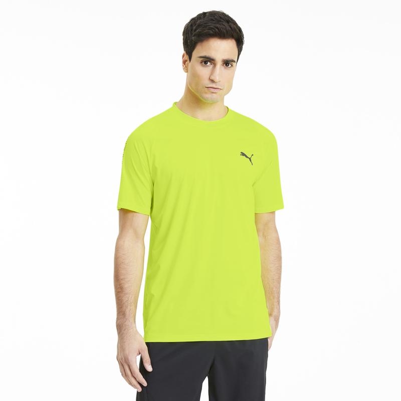 Áo tay ngắn nam PUMA AP Power Thermo R+ Tee Yellow Alert