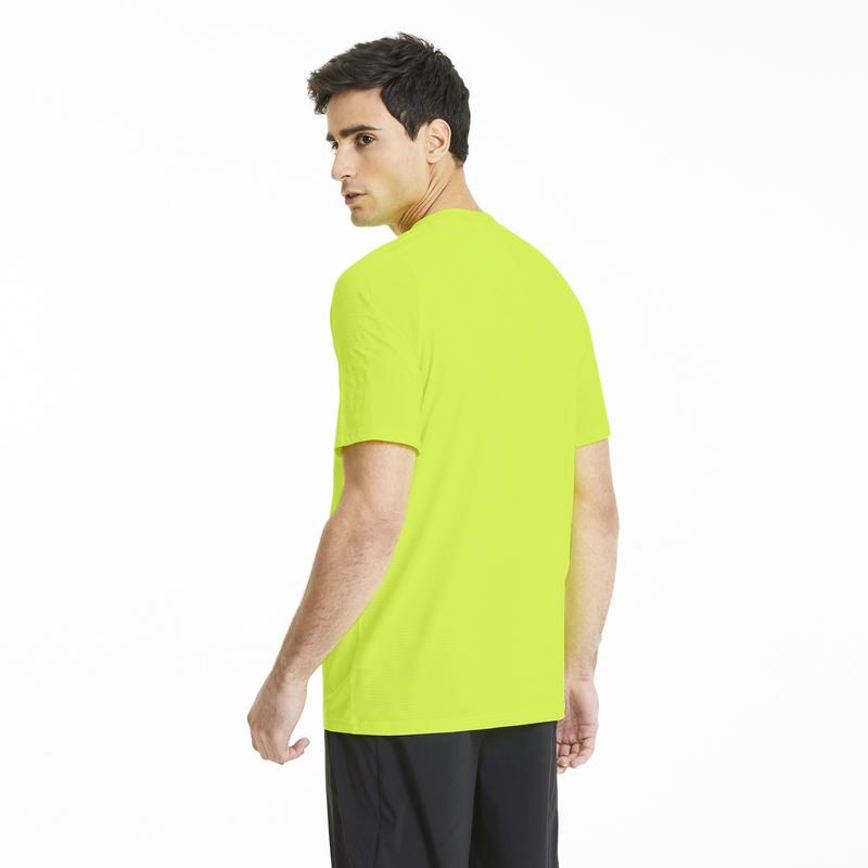 Áo tay ngắn nam PUMA AP Power Thermo R+ Tee Yellow Alert