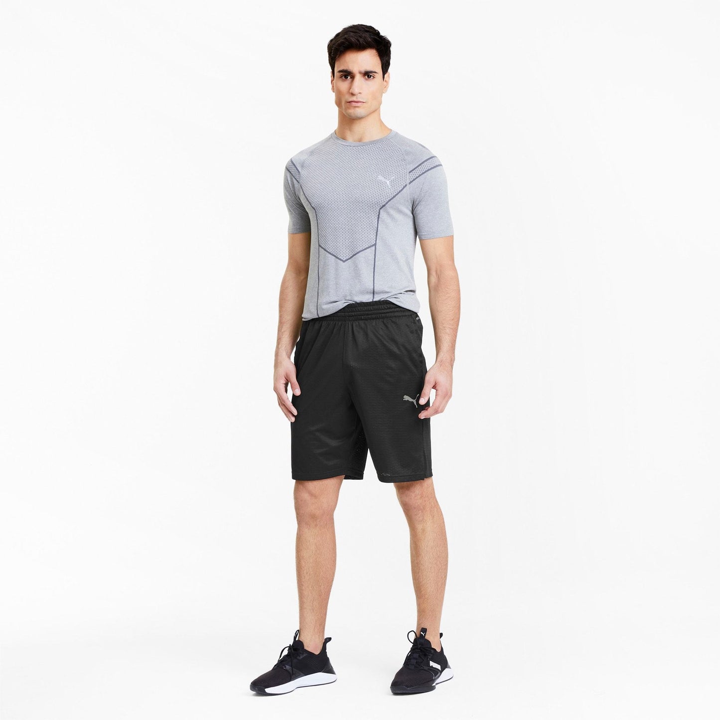 Quần ngắn nam Puma Reactive Knit Short Puma Black