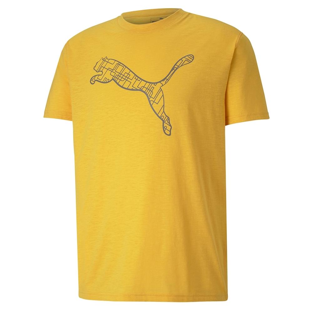 Áo tay ngắn nam Puma APP PUMA Slogan Tee Golden Rod