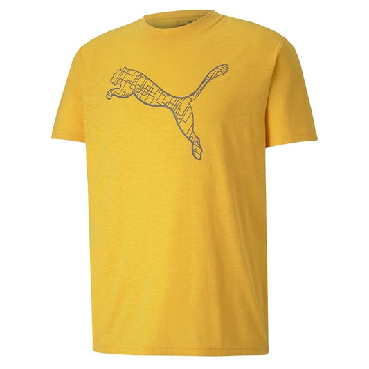 Áo tay ngắn nam Puma APP PUMA Slogan Tee Golden Rod