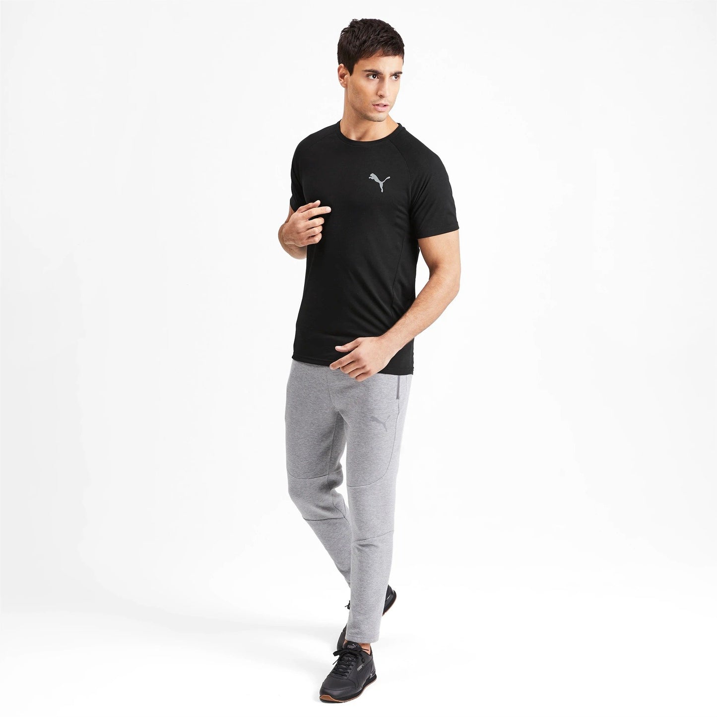 Áo tay ngắn nam PUMA Apparel Evostripe Tee Puma Black