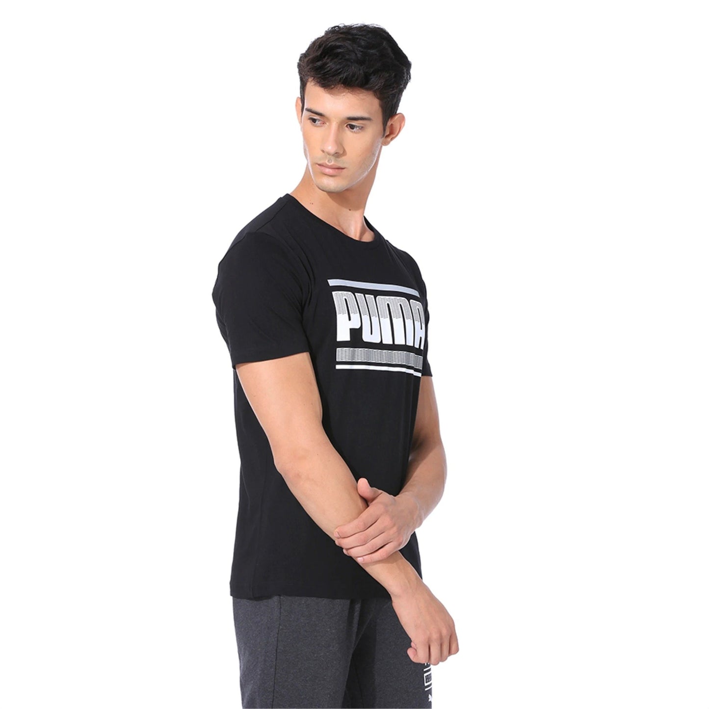 Áo tay ngắn nam PUMA Apparel PUMA Graphic Puma Black