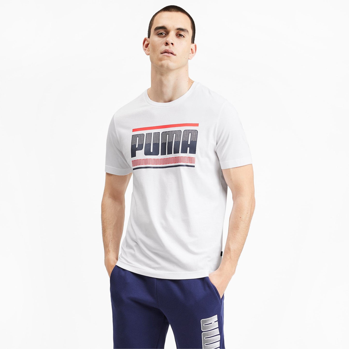 Áo tay ngắn nam PUMA Apparel PUMA Graphic Puma nhite