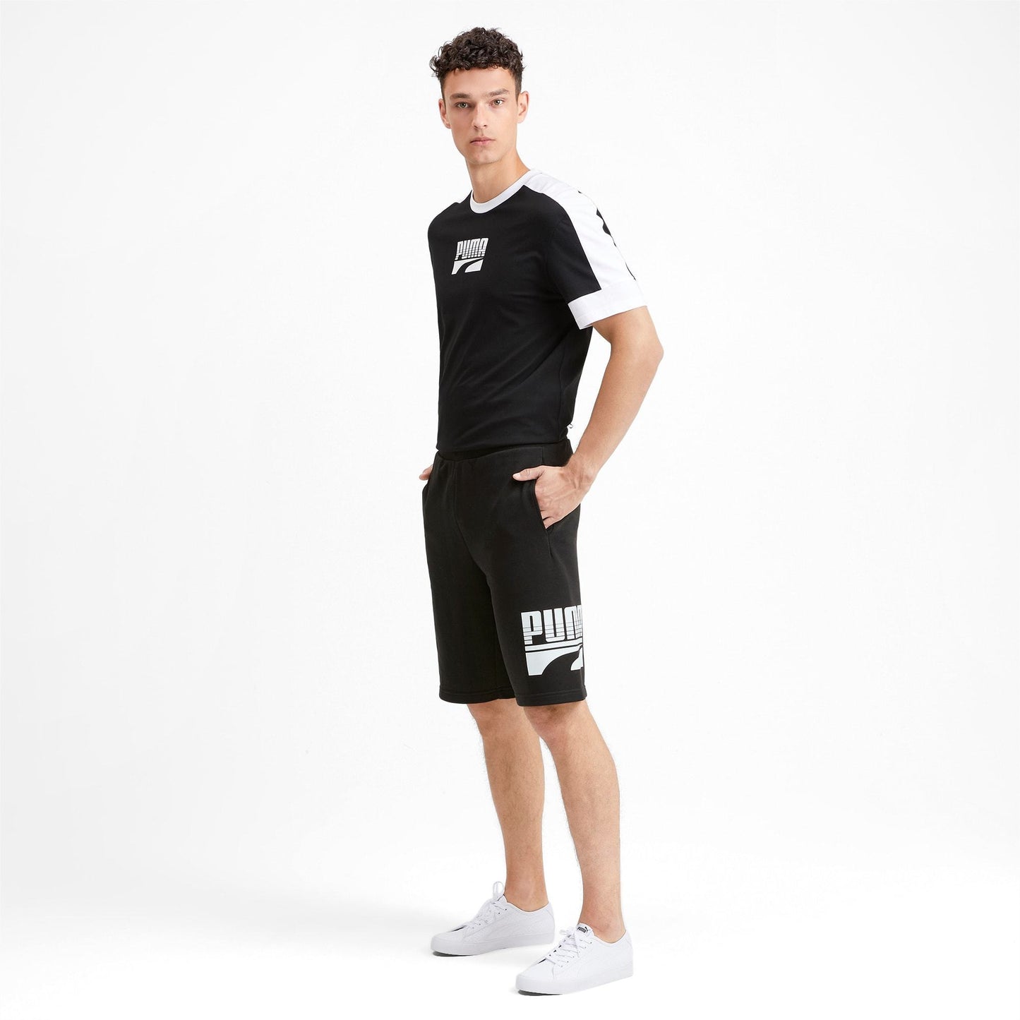 Quần ngắn nam PUMA Apparel Rebel Shorts 9" Puma Black