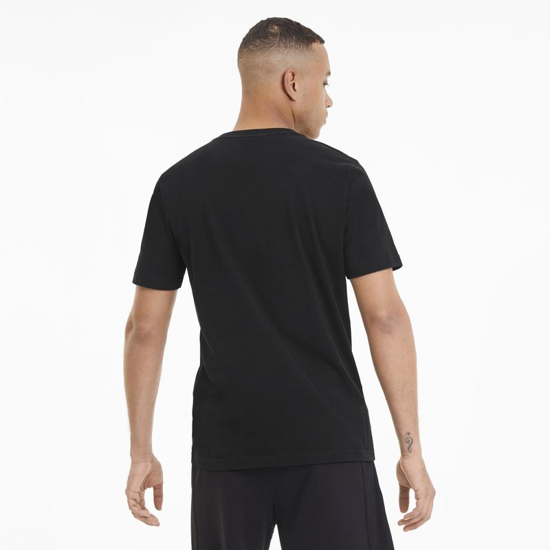 Áo tay ngắn nam Puma ATHLETICS Tee Big Logo Puma Black-Cat