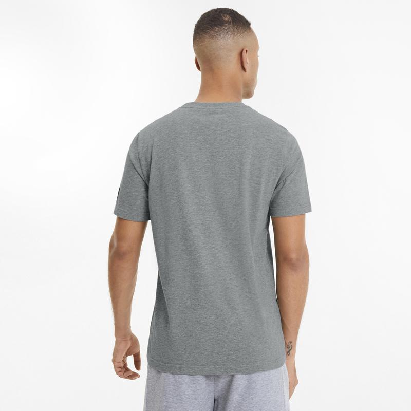 Áo tay ngắn nam Puma ATHLETICS Tee Big Logo Medium Gray Heath