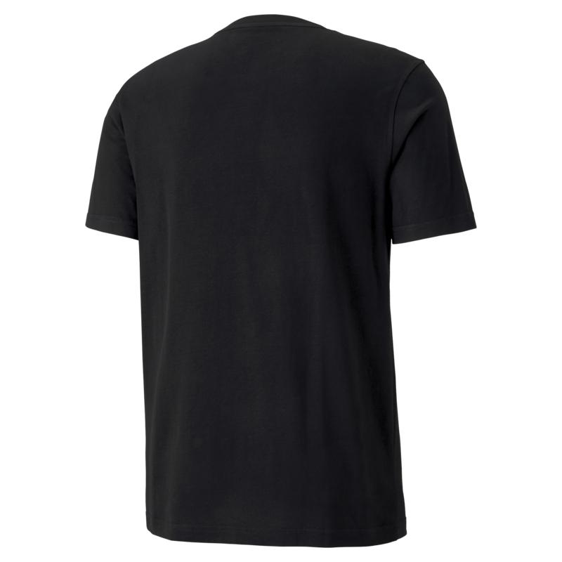 Áo tay ngắn nam Puma ATHLETICS Tee Big Logo Puma Black-Puma W