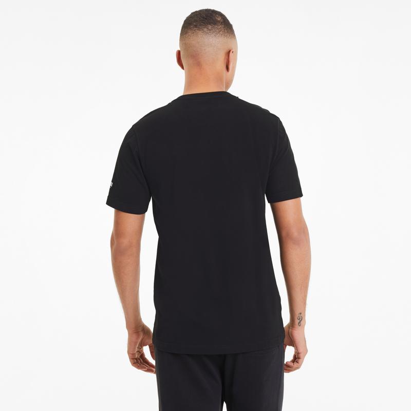 Áo tay ngắn nam Puma ATHLETICS Tee Big Logo Puma Black-Puma W