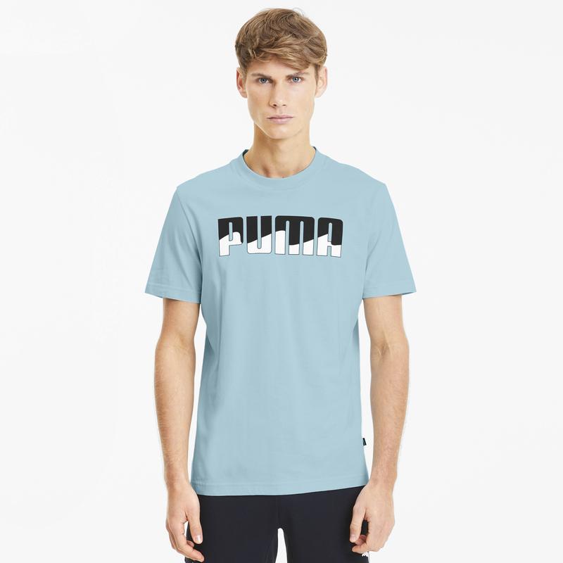 Áo tay ngắn nam Puma APP REBEL Bold Tee Aquamarine