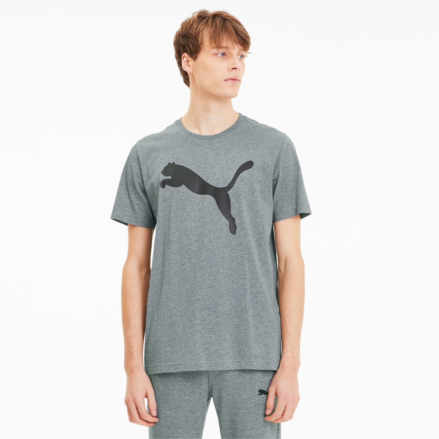 Áo tay ngắn nam Puma ACTIVE KA Tee Medium Gray Heather-Cat