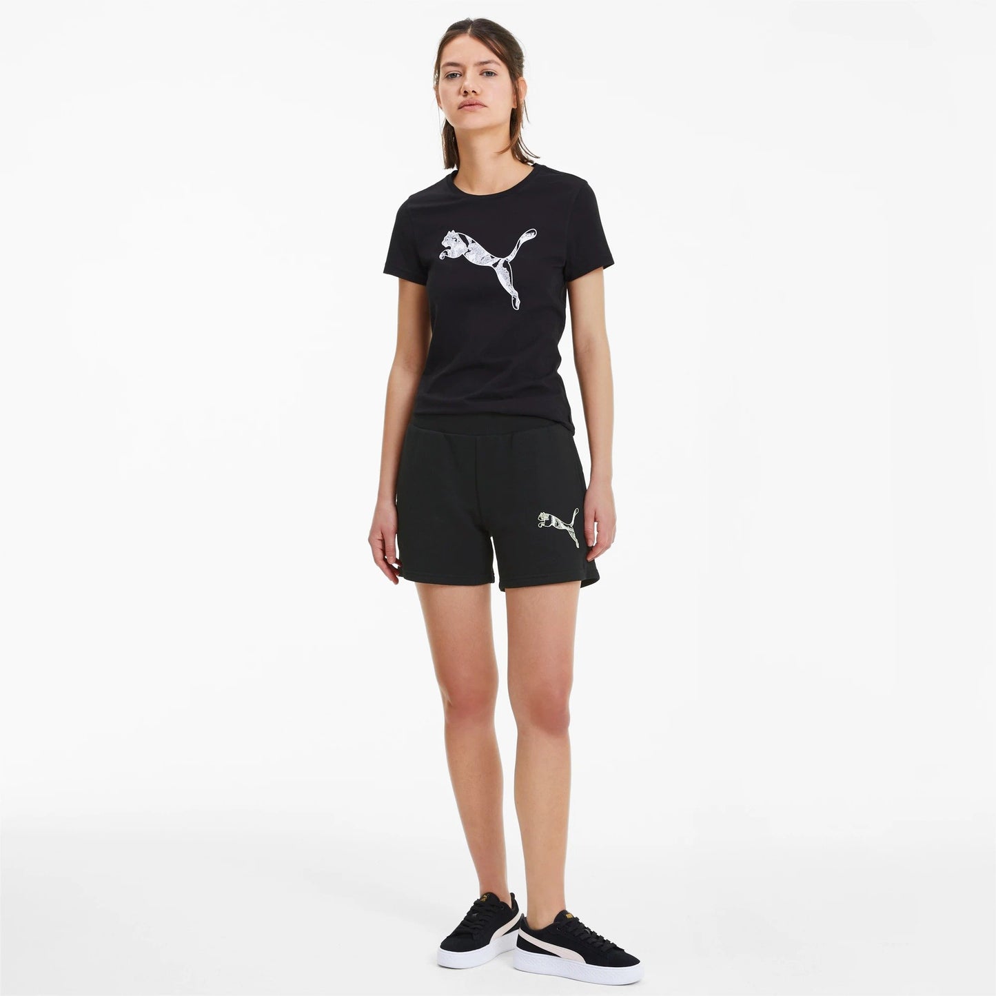 Quần ngắn thể thao nữ PUMA KA 4" Shorts Puma Black