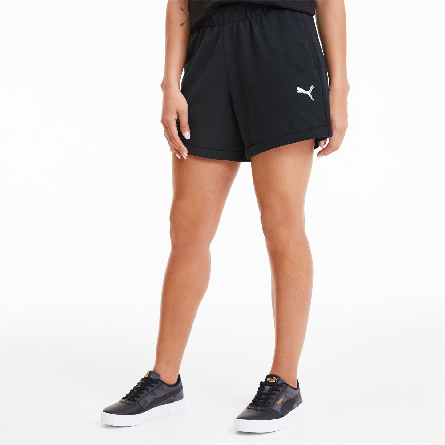 Quần ngắn thể thao nữ PUMA CELEBRATION Shorts Wmns Cotton Black