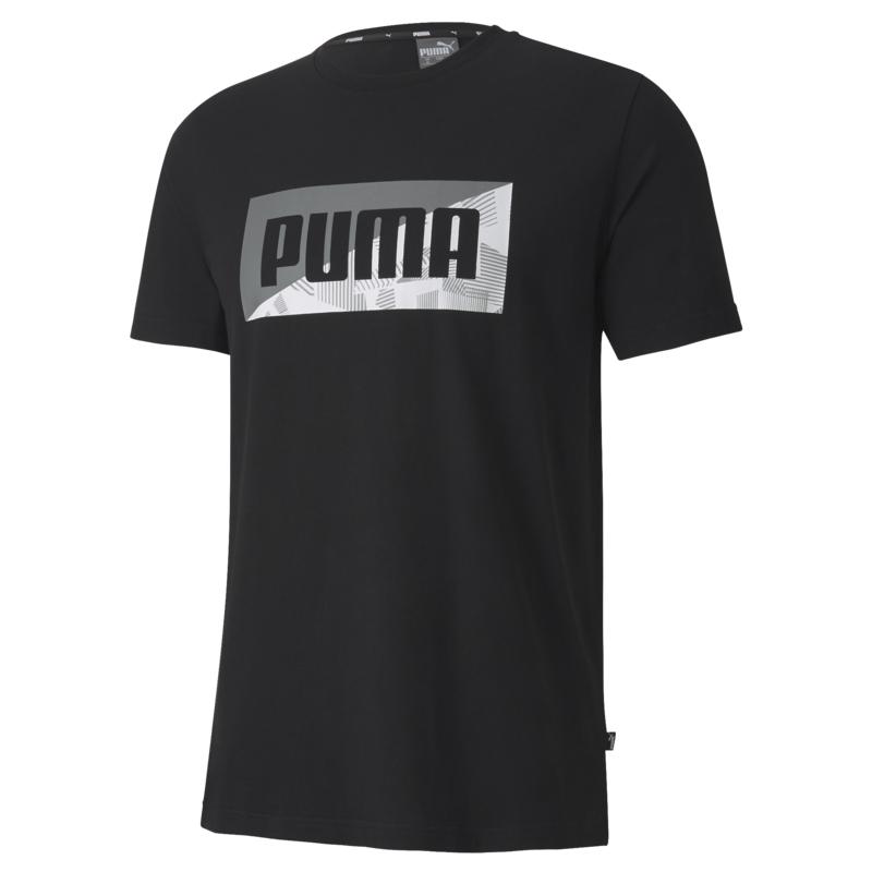 Áo tay ngắn nam Puma APP SUMMER PRINT Graphic Tee Cotton Black