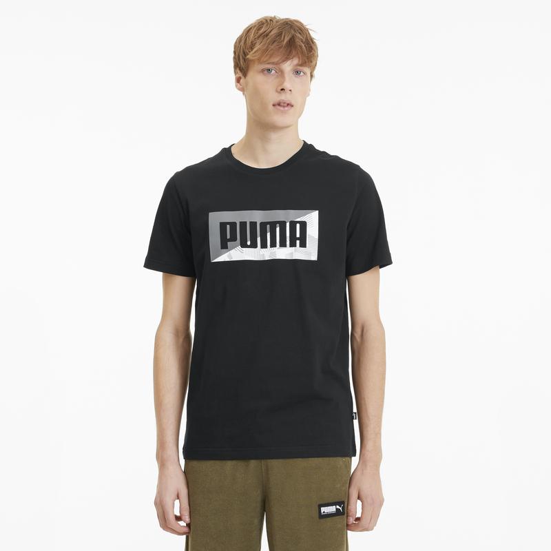 Áo tay ngắn nam Puma APP SUMMER PRINT Graphic Tee Cotton Black