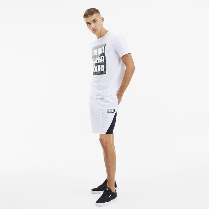 Áo tay ngắn nam Puma APP SUMMER PRINT Graphic Tee Puma White