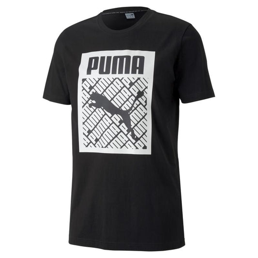 Áo tay ngắn nam PUMA AP Logo Tee Logo Fill Puma Black