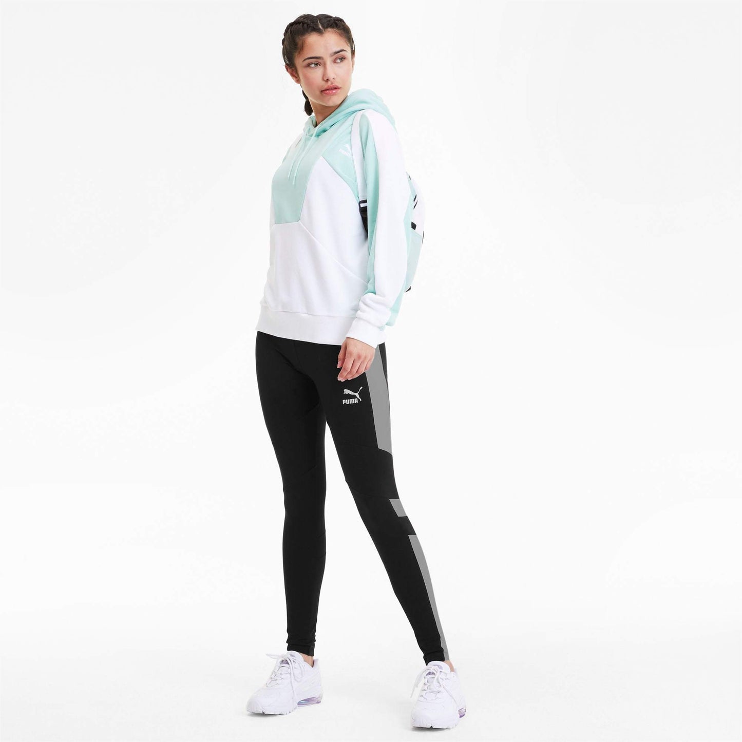 Quần ôm dài thể thao nữ PUMA AP TFS Legging Puma Black