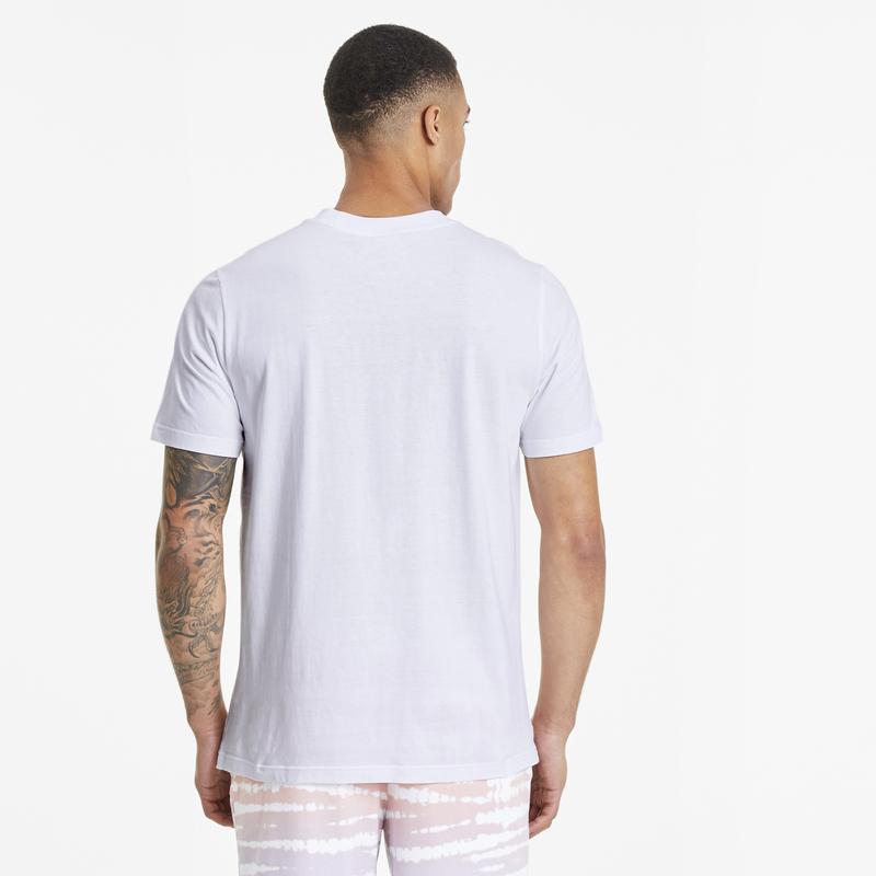 Áo tay ngắn nam Puma APP TIE DYE Graphic Tee Puma White