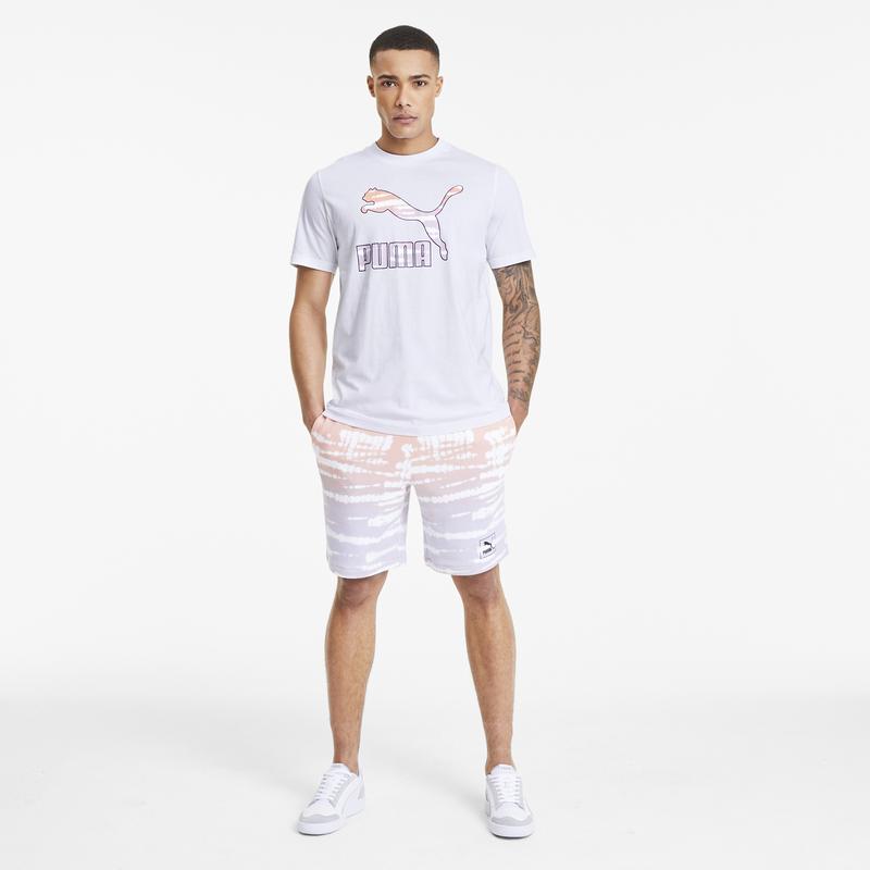 Áo tay ngắn nam Puma APP TIE DYE Graphic Tee Puma White