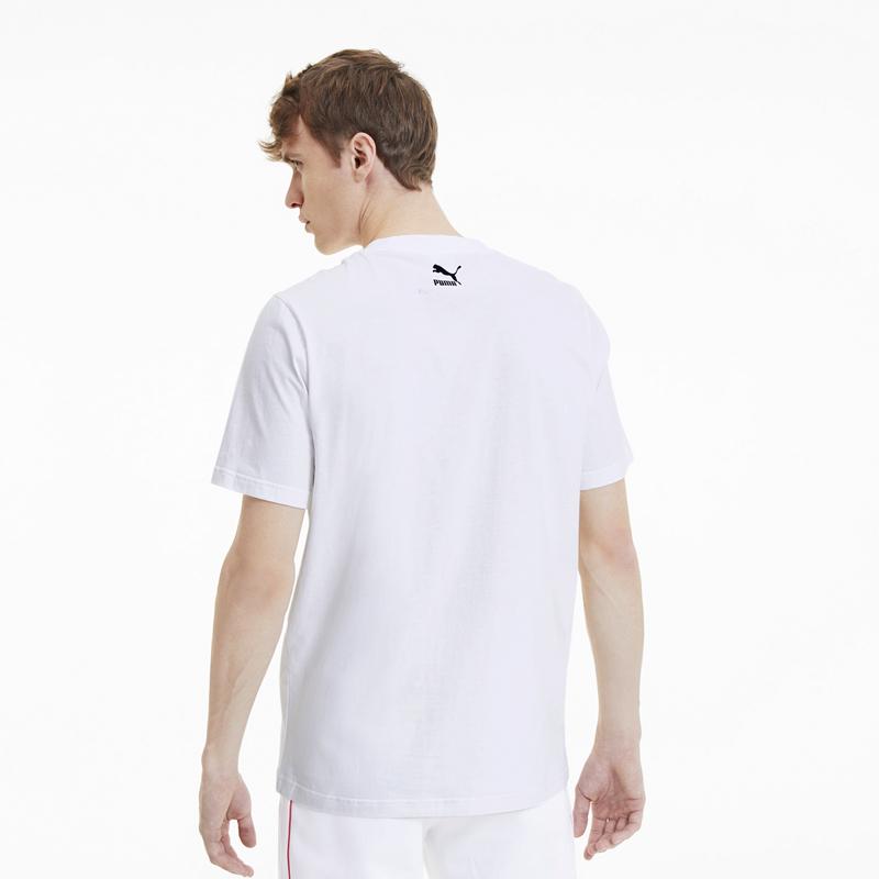 Áo tay ngắn nam Puma APP PUMA Sport Graphic Tee Puma White