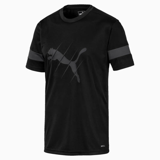 Áo tay ngắn nam PUMA Apparel ftblPLAY Logo Tee Puma Black-Asphalt