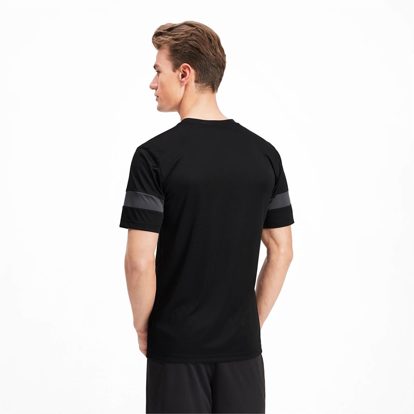 Áo tay ngắn nam PUMA Apparel ftblPLAY Logo Tee Puma Black-Asphalt