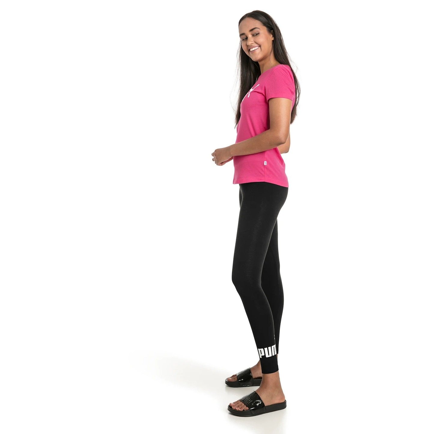 Quần ôm dài thể thao nữ PUMA AP ESS Logo Leggings