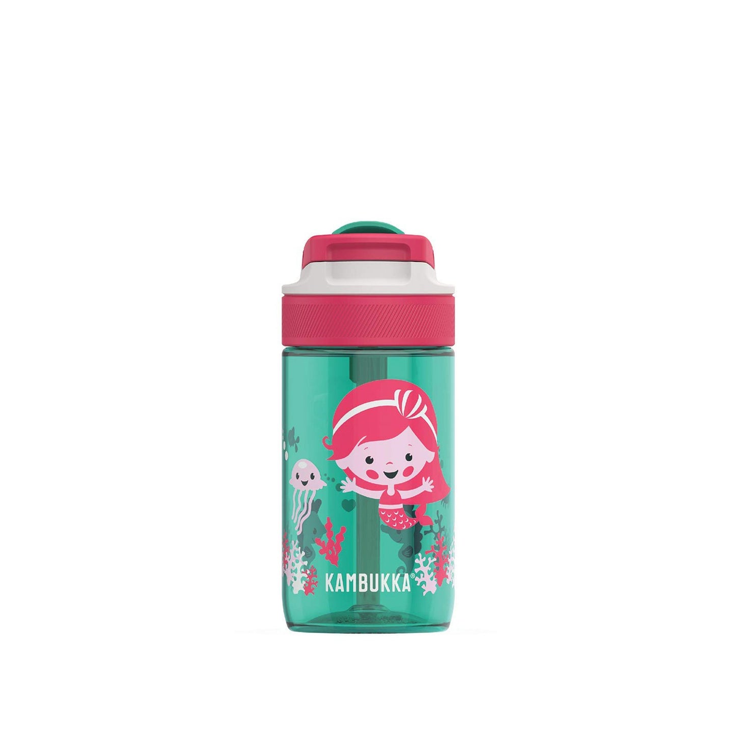 Bình nước Kambukka Lagoon 400ml Ocean Mermaid dành cho trẻ em